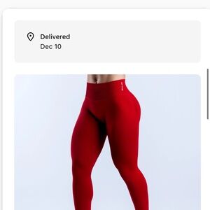 Limited edition Dfyne Impact Crimson leggings